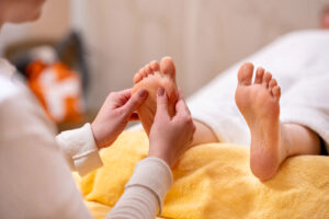 Anwendung: NEU: Fußreflexzonenmassage